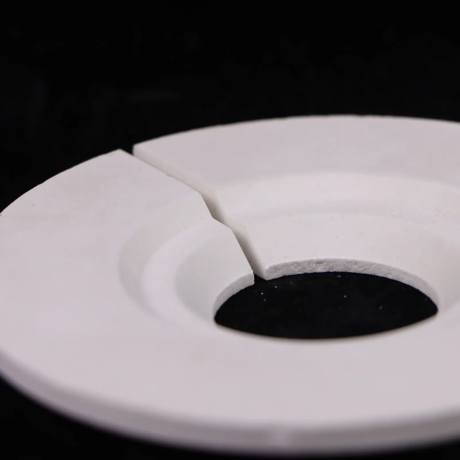High temperature resistance mullite ceramic washer for heating use
